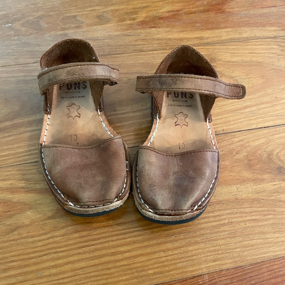 Brown Pons Avarcas Kids Sandals
